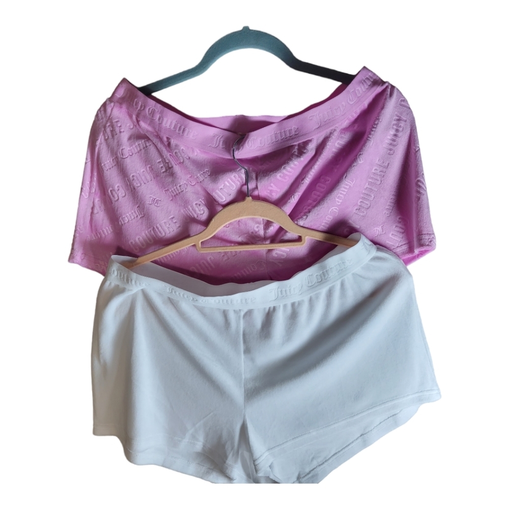 Juicy Couture 2 pack-logo Sleep Shorts - Picture 4 of 14